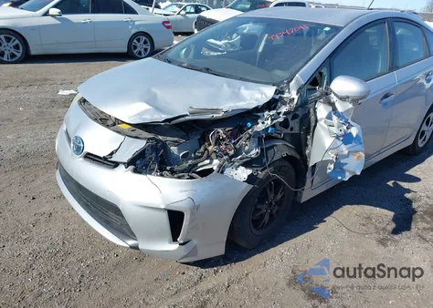 2014 Toyota Prius Three from USA, damaged, VIN JTDKN3DUXE0385647